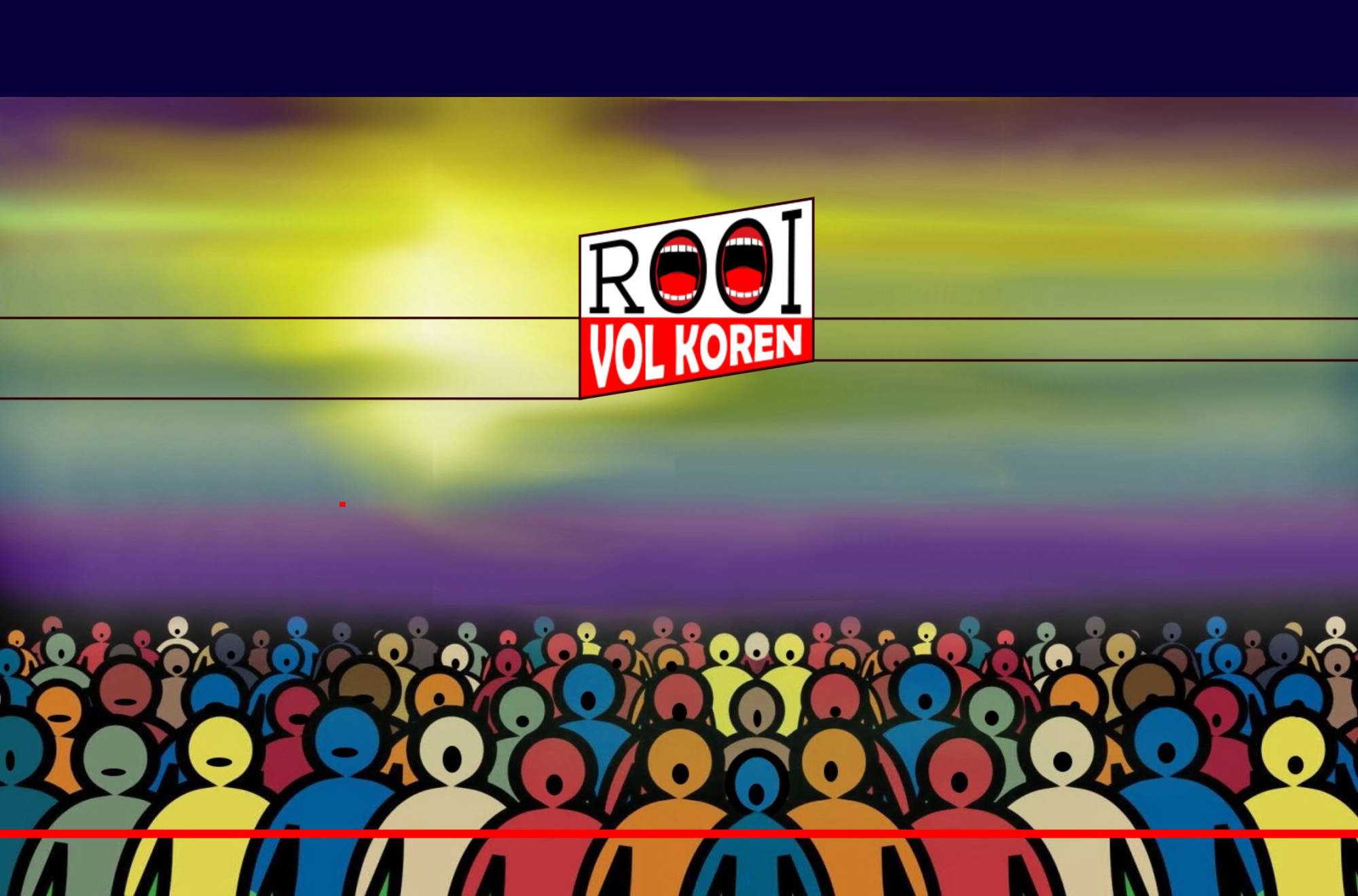 Deelname aan het korenfestival Rooi Vol Koren in Sint-Oedenrode